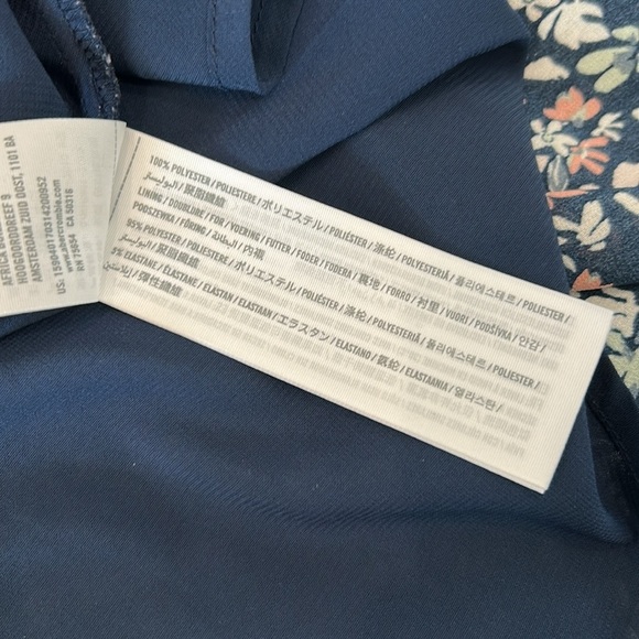 Abercrombie & Fitch floral spring dress women’s size small - Picture 10 of 13